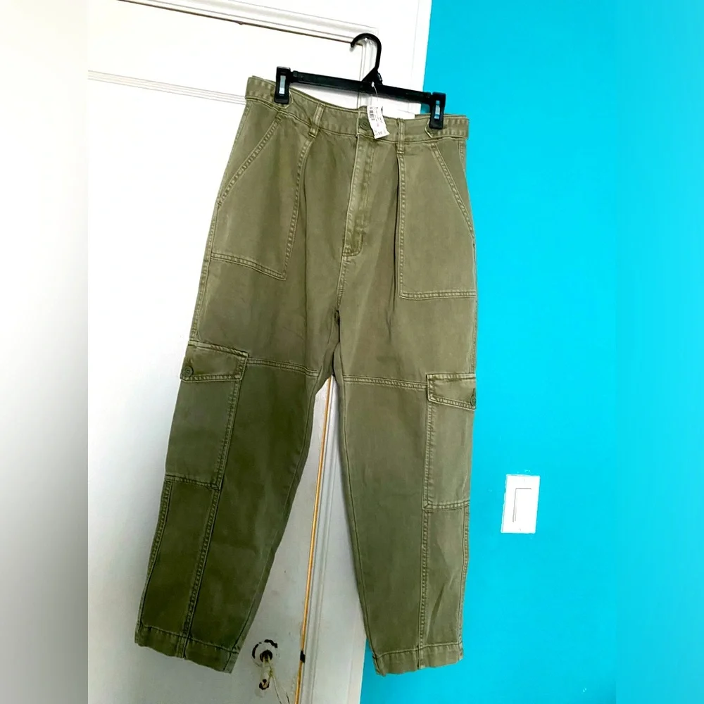 BLUE REVIVAL pants for women size 31 color green condition new - Picture 4 of 8